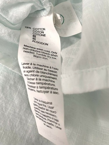 Camicetta Gap Medium M manica lunga abbottonata donna cotone carriera casual - Foto 8 di 10