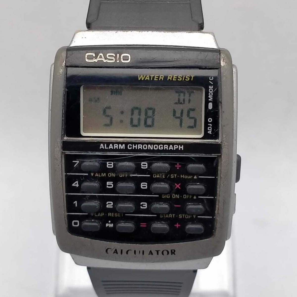 Casio CA-56 Module 3208 Alarm Chrono Calculator Quartz Vintage