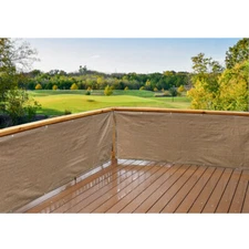  Privacy Fence Screen Windblock Mesh In Walnut Brown 6x10, 6x16, 6x26