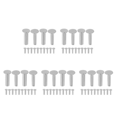  35 Paare Edelstahlmesser Griffstifte zum sicheren Befestigungsanschluss