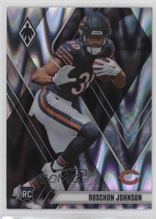 2023 Panini Phoenix Rookies Silver Seismic Roschon Johnson #132 4r7