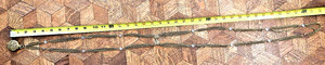 Gold Tones Chatelaine Chain 37" long