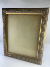 Vtg Ornate Gold Photo Picture Frame For 8x10  Free Standing Wall French Country