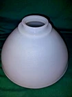 Vtg 10" White Milk Glass SMALL WAFFLE Torchiere Lamp Light Shade 2 7/8 Fitter