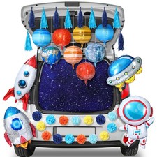 49 PCS Halloween Space Trunk Or Treat Decorations Kit For SUV Car Decor