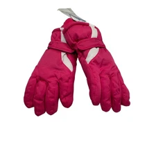 Polar Extreme 3M Thinsulate Insulation Ski Gloves Girls 4-7 Pink White NWT