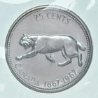 1967 Canada 25 Cents — photo from another recent sale