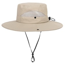 Kids Sun Hat with UV Protection Beach Bucket for Boys  Girls Wide Brim Safar...
