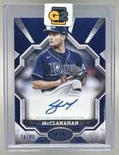 Shane McClanahan 2025 Topps Tier One #BOA-SM Blue Foil Break Out Auto /99