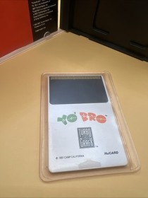 YO' BRO (TurboGrafx-16 HuCard) Authentic  + Manual & Case