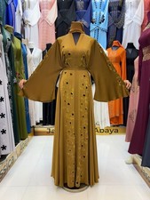 Dubai Diamond Gown Abaya Robe African Women's Muslim Apparel