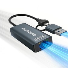 USB to Ethernet Adapter,USB C to RJ45 2.5 Gigabit LAN Network Adapter,Aluminu...