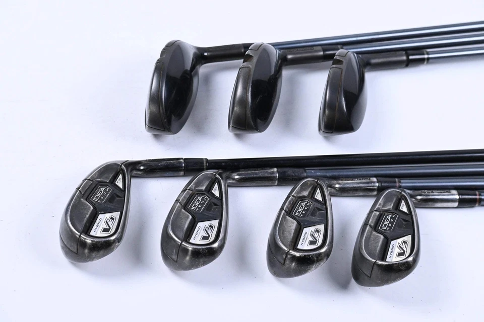 Adams Idea Tech V3 Hybrid Combo Irons / 4-PW / Stiff Flex Bassara 65 Shafts - Image 2 of 4