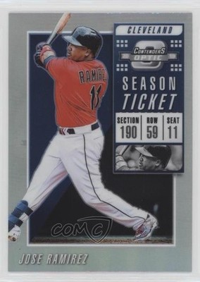 2019 Panini Chronicles Contenders Optic Holo Prizm Jose Ramirez #17 0w8