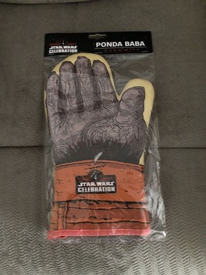 NEW sealed PONDA BABA oven mitt - STAR WARS Celebration 2017 ORLANDO