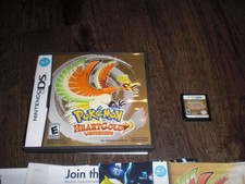 AUTHENTIC Pokemon HeartGold Version GENUINE Nintendo DS 3DS XL CIB COMPLETE OEM