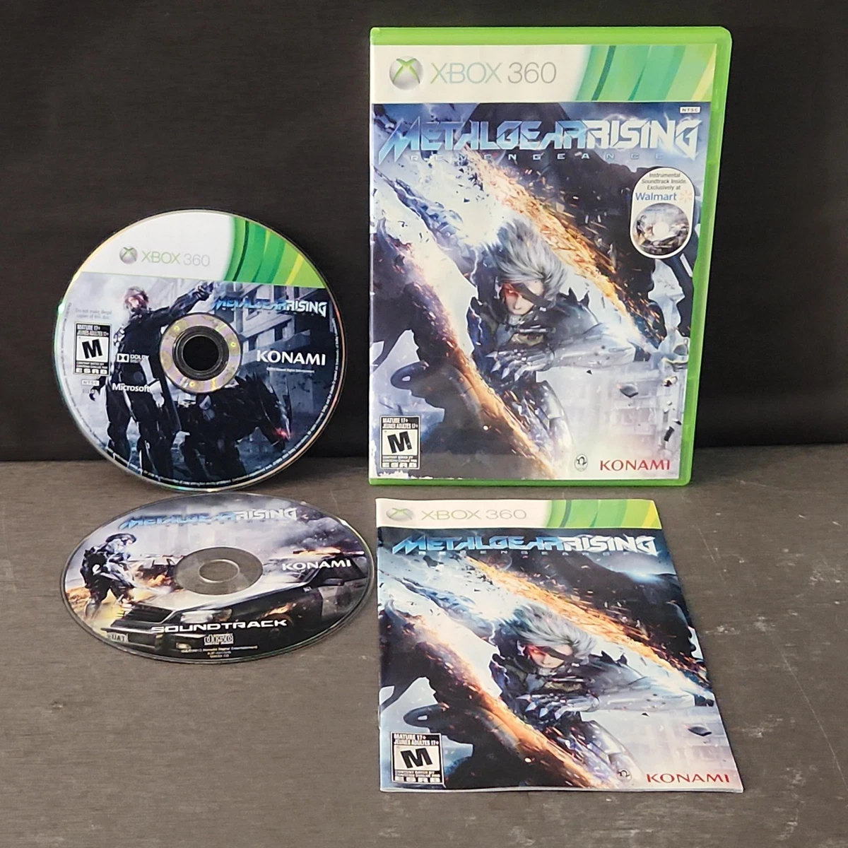 Microsoft Xbox 360 Metal Gear Rising: Revengeance Video Games for