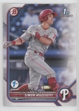 2022 Bowman 1st Edition Simon Muzziotti #BPPF-40 0q1p