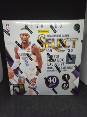 Panini Select 2024-25 NBA Basketball MEGA Box -NEW- 10 Cracked Ice Prizms +