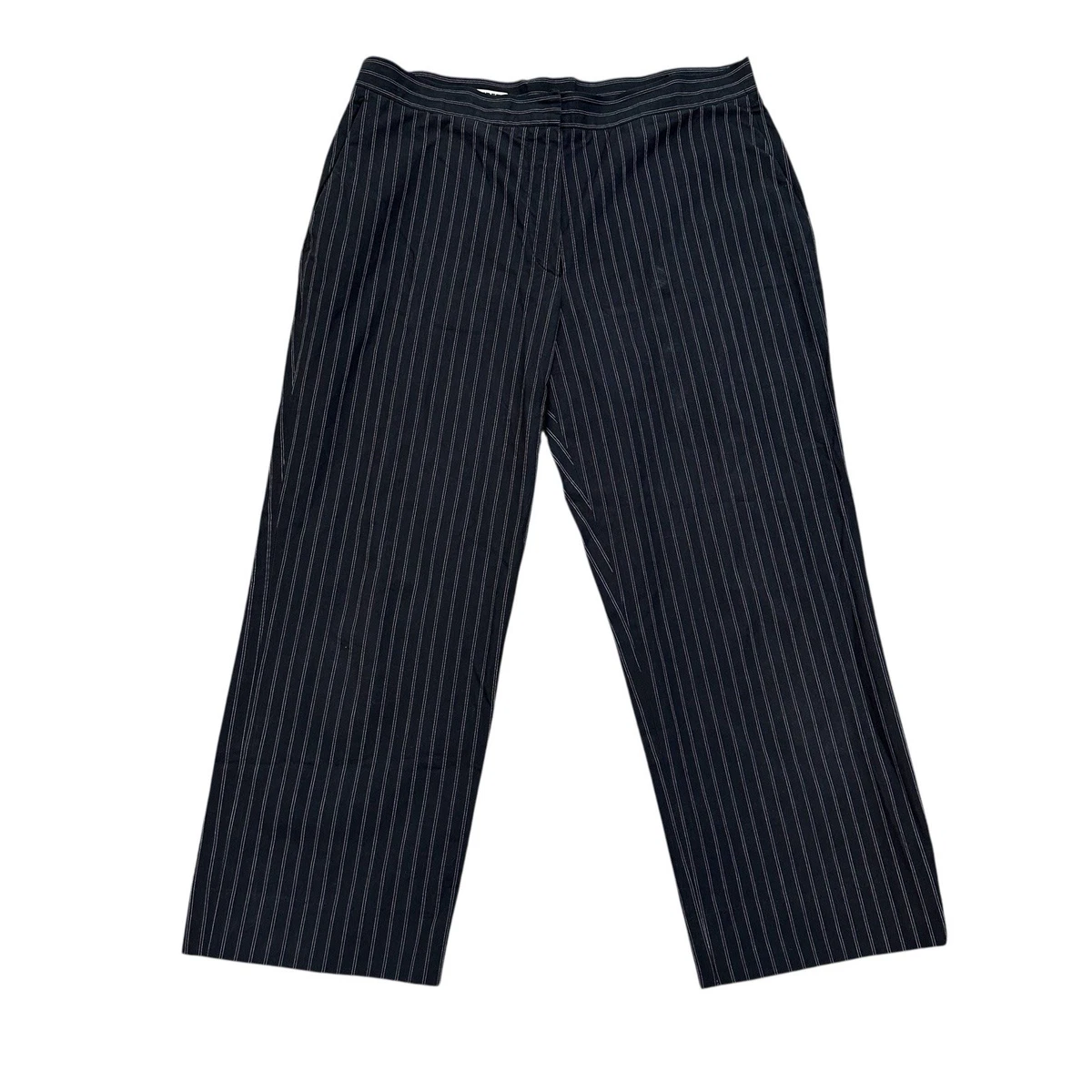 Pantalon Slim Jil Sander En Viscose Stretch - Taille 40, Couleur Marine, Occasion Très Bon état