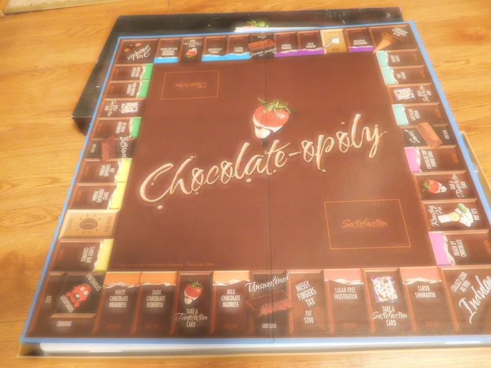 Chocolate - Opoly  Board Game Late For The Sky 100% Complete - Image 3 of 4