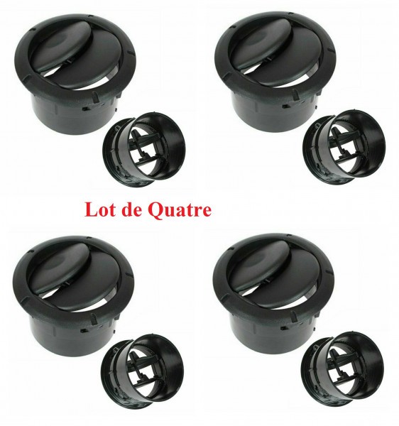 4 grilles de ventilation noires pour résoudre l'humidité du Movano B