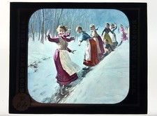 Erker Bros. Optical - Economic Series 4x3" Magic Lantern Glass Slide - The Slide