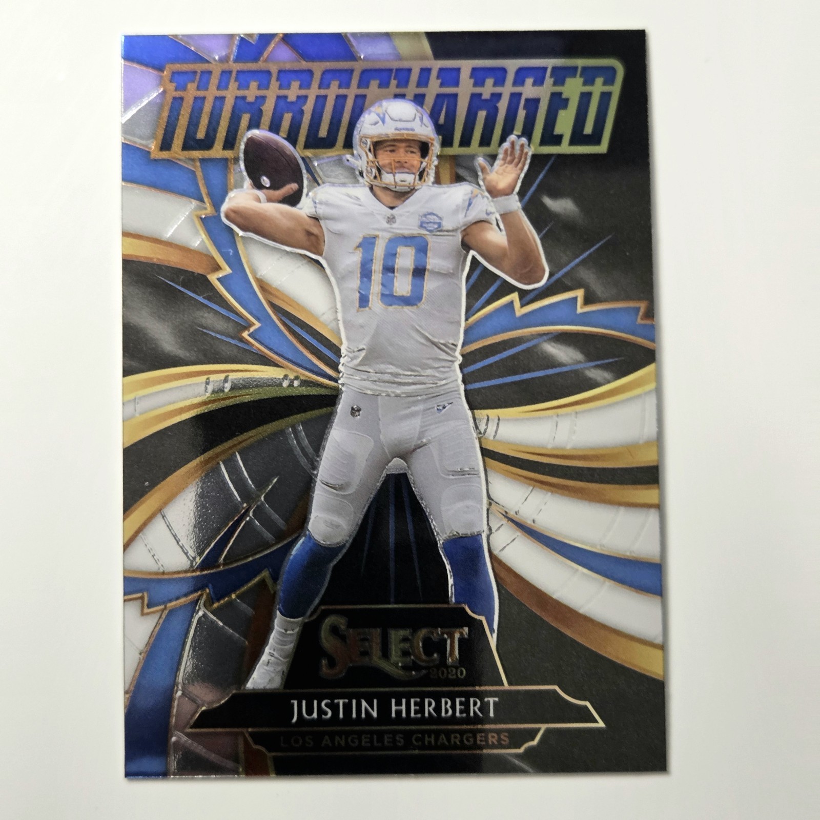 2020 Panini Select - Turbocharged Justin Herbert #T24 (RC)