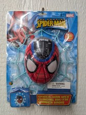 NEW Amazing Spider-Man Web 2006 Clinging Shower Am/Fm Radio CIB