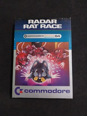 RADAR RAT RACE Commodore 64 C64 Cartridge American Version Neu C2