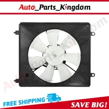 A/C Condenser Cooling Fan Assembly For 2013-2017 Honda Accord 2015-18 Acura TLX