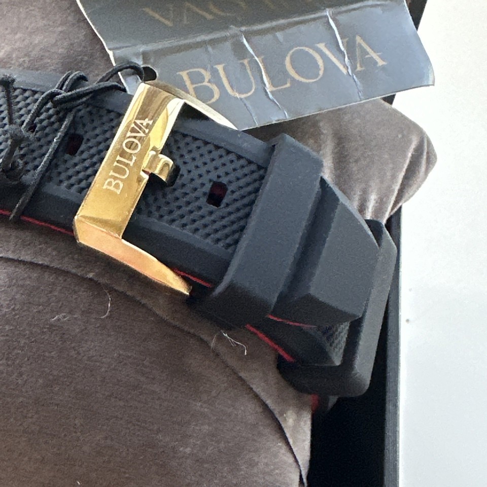 Bulova Marine Star 98A272 Orologio Uomo Automatico – Cassa 45mm Acciaio, Quadrante Nero, Sub Secondi, Vetro Minerale - 3