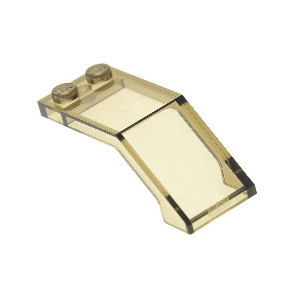 1X Lego Windshield 5X2X1 Transparent Brown Cockpit Window 86430 6070