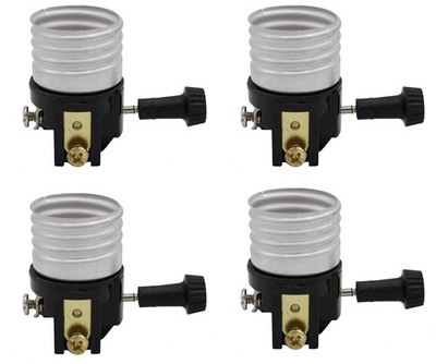 Creative Hobbies 3 Way Socket Replacement for Lamps, Medium Base Interior Only |