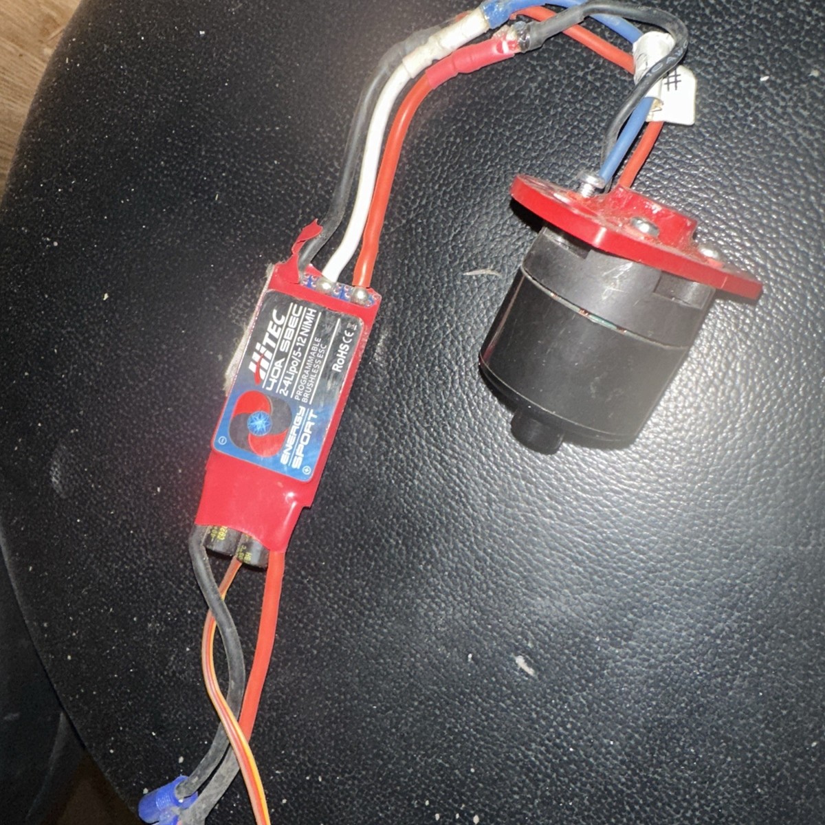 USED - Hitec HRC59047 40 Amp Energy Sport Brushless ESC and motor