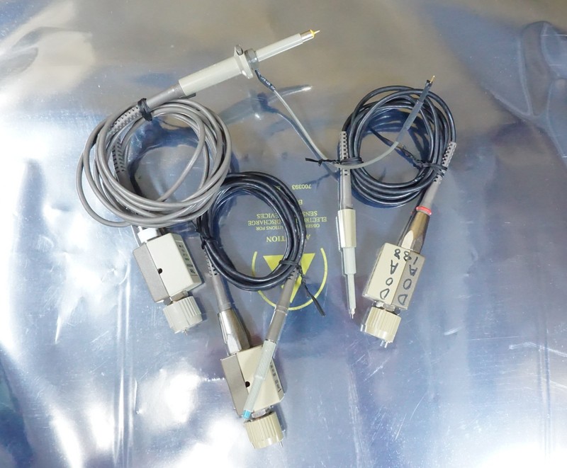 Lot Of 3 misc Tektronix Test Probe P6139A P6109A P6136 Oscilloscope Probes