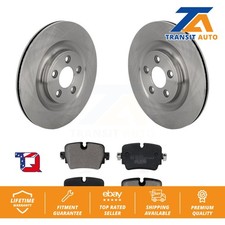 Rear Disc Brake Rotors And Ceramic Pads Kit For Jaguar F-Type XJ K8T-105765