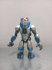 Mr Beast Lab Mutators Metallic Panther Action Figure Toy YouTube Silver