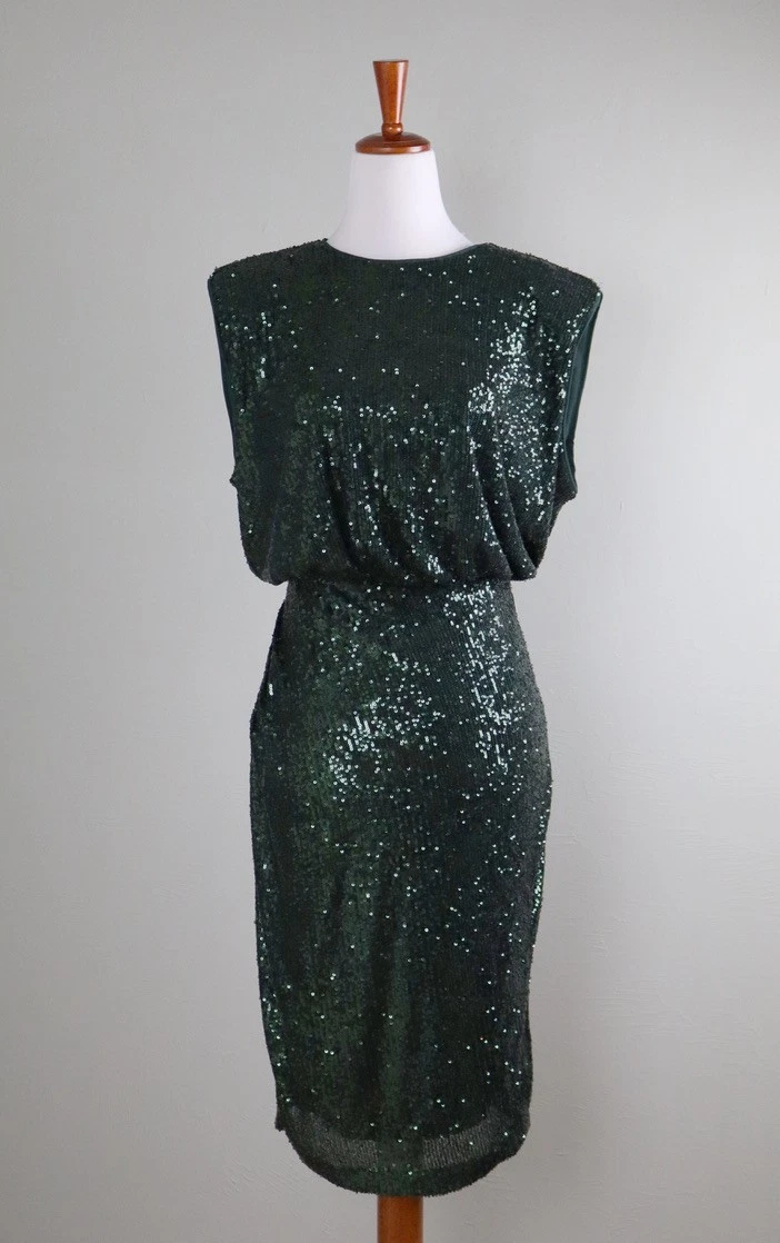 express green sequin dress Bottle Green Pant – Styleorbit Fashion main image 0