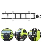 Aluminum Rear Tailgate Ladder For 2019-2025 Suzuki Jimny 4x4 Accessories Black