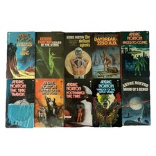 Andre Norton Vintage Lot Of 10 Sci-Fi Fantasy Ace Books Paperbacks 1950s-1970s