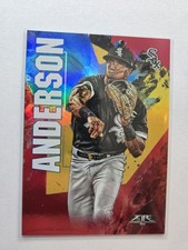 2019  Topps Fire #101 Tim Anderson Red - Chicago White Sox AA74