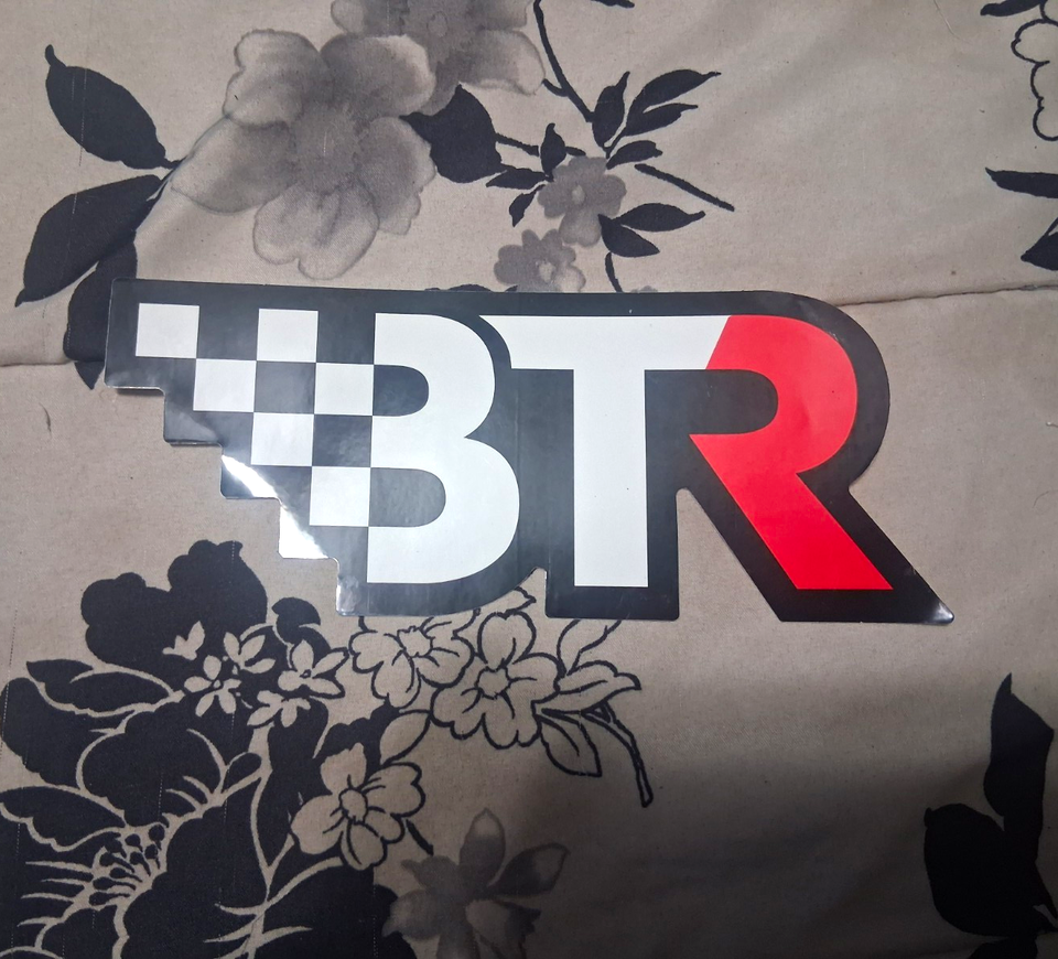 Large BTR Brian Tooley Racing Decal Sticker NHRA Hotrod Car Cars Drag ...