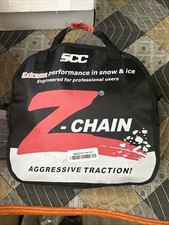 New Scc Z-555 Z-chain Tire Chains Ice Snow With Bag Aggressive Traction New Scc Z-555 Z-chain Tire Chains Ice Snow With Bag Aggressive Traction