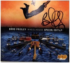 Brad Paisley Signed Autographed Wheelhouse CD Cover RD
