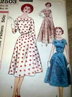 *LOVELY VTG 1950s DRESS Sewing Pattern 20/40