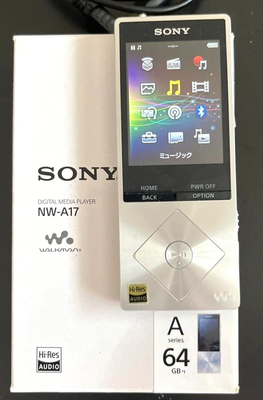 SONY Walkman NW-A17 A White 64GB High-Res Digital Media