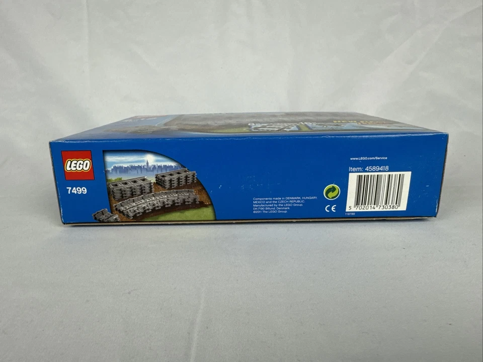 Lego City Train conjunto de trilhos flexíveis 7499 kit de construção aposentado 2018 NOVO E LACRADO - Imagem 4 de 4