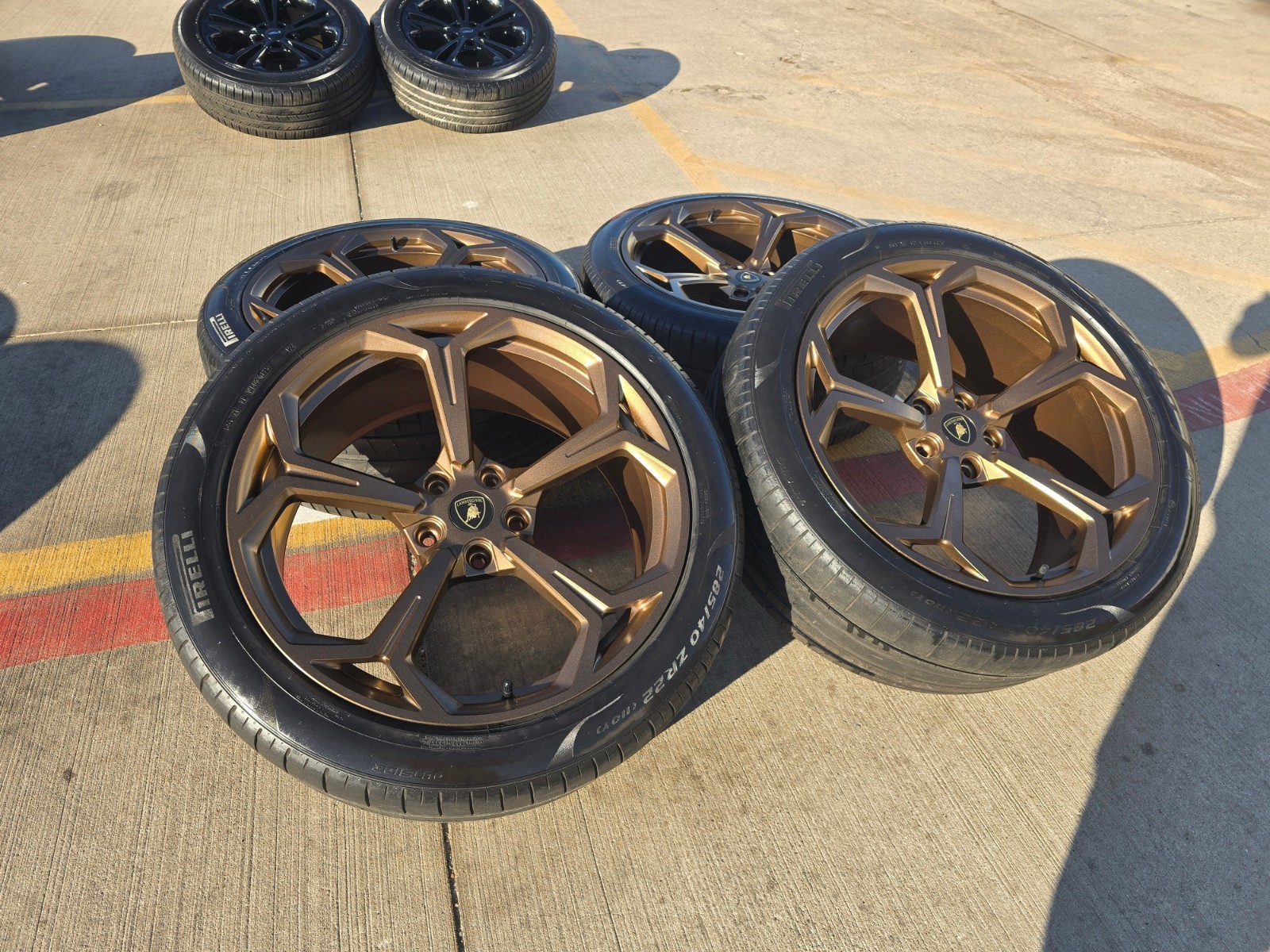 22" Lamborghini Urus OEM wheels rims Taigete 2022 2023 2024 2025 2026 BRONZE