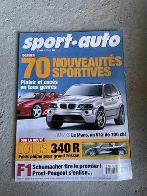 Magazin Sport Auto Nr. 459 April 2000 BMW X5 Le Mans V12 Lotus 340R F1
